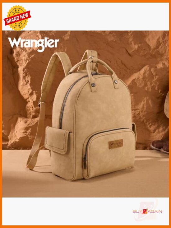 Faux Leather Backpack Purse with Adjustable Strap and Top Handle main image 6